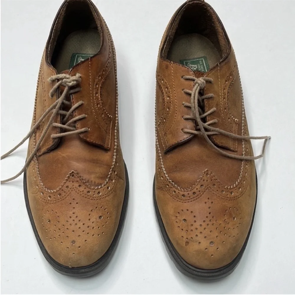 G.H. Bass Oxford Lace Up Shoes Cognac Brown Size 11.5